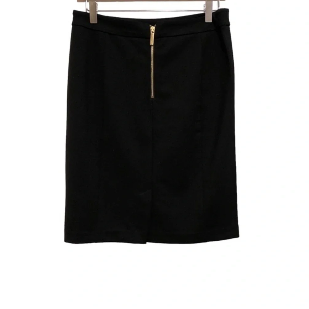 Michael Kors Black Pencil Skirt with Side Slit